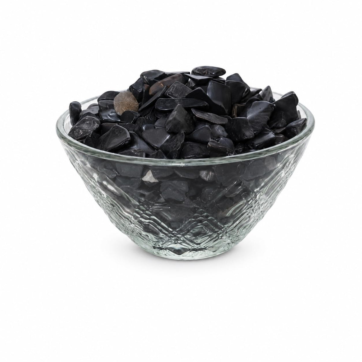 Black Tourmaline Rough Chips Natural Crystal Stone for Home & Office Decor, Meditation Space Decoration, Vastu Decor Stone, Rough Uncut Crystal for Jar Filling & Decor, 500G
