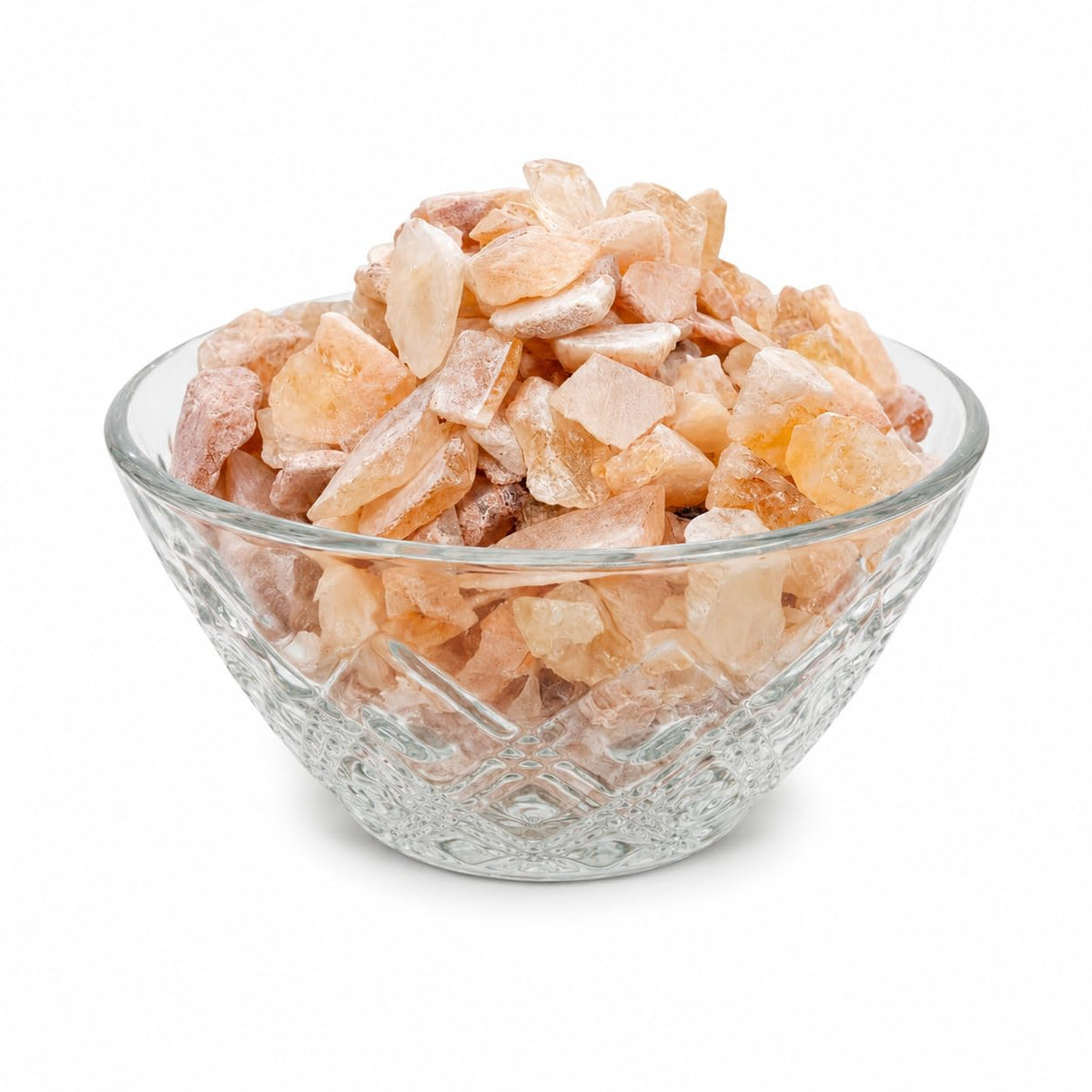 Natural Citrine Crystal Chips Rough Chips Natural Crystal Stone for Home & Office Decor, Meditation Space Decoration, Vastu Decor Stone, Rough Uncut Crystal for Jar Filling & Decor, 500G
